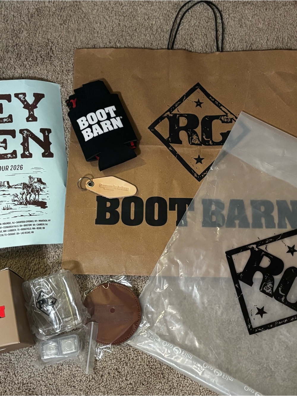 Riley Green VIP Swag bag Tour 2026
